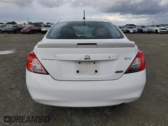 2014 Nissan Versa S Plus with VIN 3N1CN7AP9EL813031, listed as a Copart auction lot 51343925 with Not Provided miles and Salvage Title. Bid and sale history available at carsss.com. Image 6.