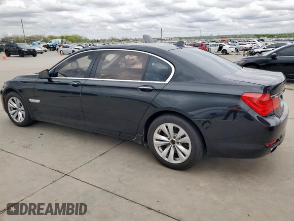 2012 BMW 7 Series 740Li with VIN WBAKB4C57CC575794, listed as a Copart auction lot 49347395 with 189,697 mi miles and Clean title. Bid and sale history available at DreamBid. Image 2.