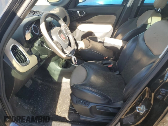 2014 FIAT 500L Lounge with VIN ZFBCFACH4EZ018056, listed as a Copart auction lot 83917684 with 151,664 mi miles and Salvage Title. Bid and sale history available at DreamBid. Image 7.