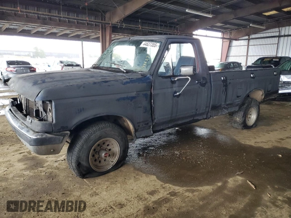 1991 Ford F-150 with VIN 1FTEF14Y5MPA81147, listed as a Copart auction lot 44627355 with Not Provided miles and Salvage Title. Bid and sale history available at DreamBid. Image 1.