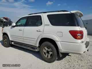 2001 Toyota Sequoia Limited with VIN 5TDBT48A71S021155, listed as a Copart auction lot 76255694 with 348,879 mi miles and Salvage Title. Bid and sale history available at carsss.com. Image 2.
