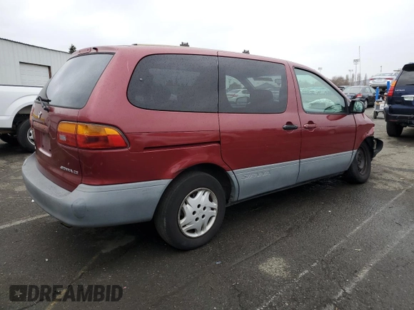 1999 Toyota Sienna CE z VIN 4T3GF19C7XU154663, wystawiony jako Copart lot #85240854 z przebiegiem 197 962 mil mil oraz Szkoda całkowita • Salvage title. Historia ofert i sprzedaży dostępna na DreamBid. Obrazek 3.