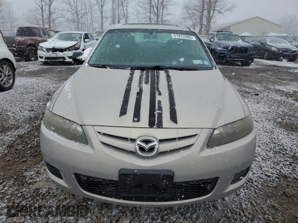 2007 Mazda 6 S Sport VE with VIN 1YVHP80D375M12226, listed as a Copart auction lot 51972495 with 124,787 mi miles and Salvage Title. Bid and sale history available at DreamBid. Image 5.