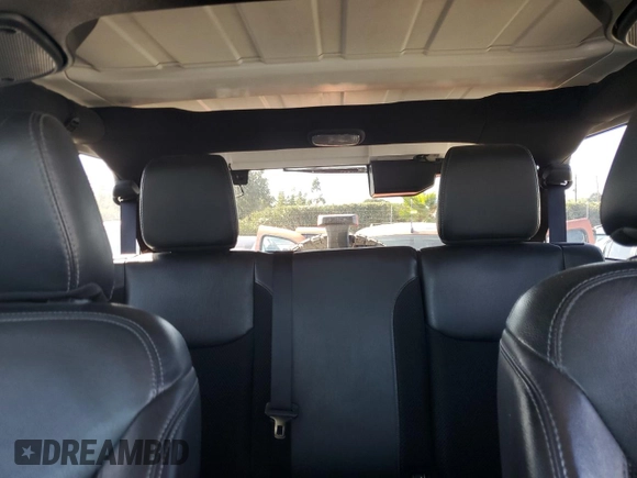 2017 Jeep Wrangler Unlimited Sahara with VIN 1C4BJWEG7HL618442, listed as a Copart auction lot 44628985 with 66,582 mi miles and Salvage Title. Bid and sale history available at carsss.com. Image 10.