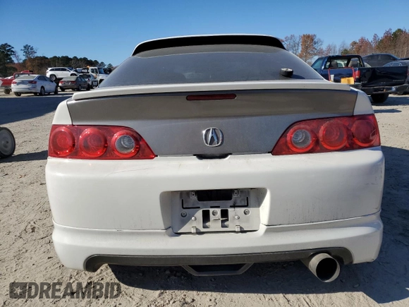 2005 Acura RSX with VIN JH4DC548X5S012074, listed as a Copart auction lot 82201674 with 149,353 mi miles and Clean Title. Bid and sale history available at carsss.com. Image 6.