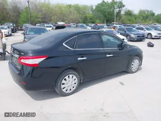 2014 Nissan Sentra S with VIN 1N4AB7AP8EN855757, listed as a IAAI auction lot 41946722 with 135,279 mi miles. Bid and sale history available at carsss.com. Image 4.