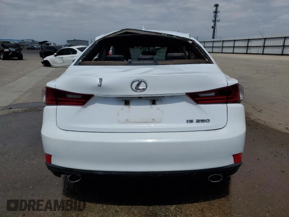 2014 Lexus IS 250 with VIN JTHBF1D20E5036840, listed as a Copart auction lot 53467885 with Not Provided miles and Salvage Title. Bid and sale history available at DreamBid. Image 6.