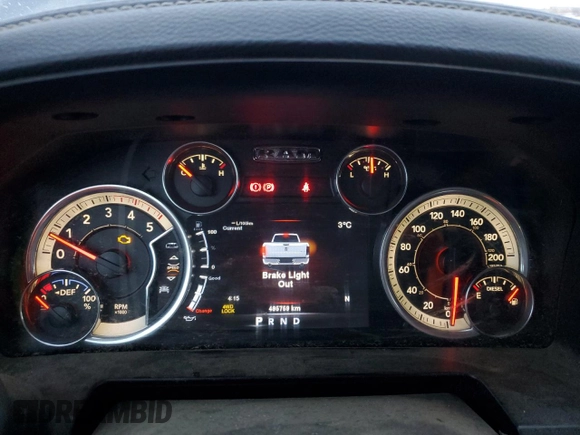 2014 Ram 3500 Laramie with VIN 3C63R3ML6EG325772, listed as a Copart auction lot 87158104 with 495,759 mi miles and Salvage Title. Bid and sale history available at carsss.com. Image 9.