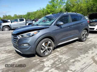 2017 Hyundai Tucson Limited z VIN KM8J3CA25HU391188, wystawiony jako Copart lot #55727215 z przebiegiem 56 616 mil mil oraz Szkoda całkowita • Salvage title. Historia ofert i sprzedaży dostępna na DreamBid. Obrazek 1.