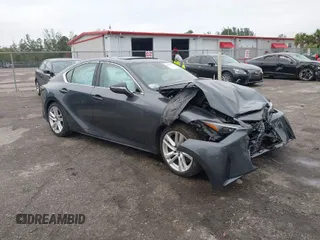 2024 Lexus IS with VIN JTHCA1D2XR5129115, listed as a IAAI auction lot 41392713 with 10,319 mi miles. Bid and sale history available at carsss.com. Image 1.