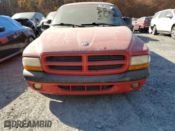 1999 Dodge Dakota SLT with VIN 1B7FL26X0XS233747, listed as a Copart auction lot 78819034 with 231,948 mi miles and Salvage Title. Bid and sale history available at carsss.com. Image 5.