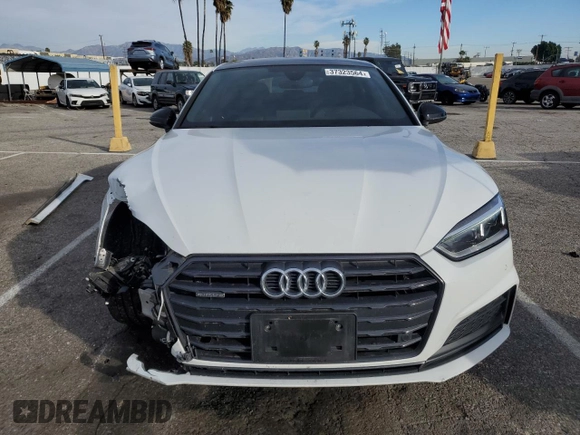 2019 Audi A5 Sportback Premium Plus with VIN WAUENCF53KA092386, listed as a Copart auction lot 37323564 with 56,579 mi miles. Bid and sale history available at carsss.com. Image 5.