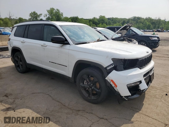 2023 Jeep Grand Cherokee Limited with VIN 1C4RJKBG2P8881046, listed as a Copart auction lot 59696535 with 27,126 mi miles and Salvage title. Bid and sale history available at DreamBid. Image 4.