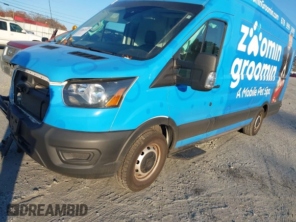 2023 Ford Transit Cargo with VIN 1FTBW3X8XPKB71163, listed as a IAAI auction lot 41004757 with 17,340 mi miles and . Bid and sale history available at carsss.com. Image 17.