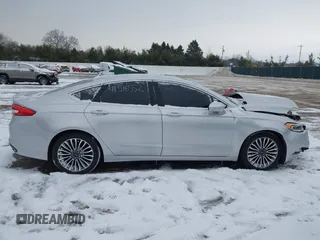 2017 Ford Fusion Titanium with VIN 3FA6P0K91HR117198, listed as a IAAI auction lot 41346552 with 76,951 mi miles. Bid and sale history available at carsss.com. Image 13.