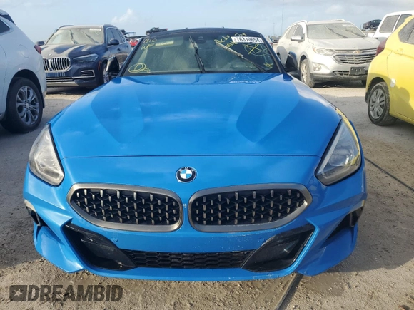 2020 BMW Z4 sDriveM40i z VIN WBAHF9C05LWW40270, wystawiony jako Copart lot #76310654 z przebiegiem Nie podano mil oraz Nie do naprawy • Non repairable. Historia ofert i sprzedaży dostępna na DreamBid. Obrazek 5.