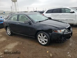 2004 Acura TSX w/Navigation with VIN JH4CL969X4C013680, listed as a Copart auction lot 52547525 with 136,098 mi miles and Salvage title. Bid and sale history available at DreamBid. Image 4.