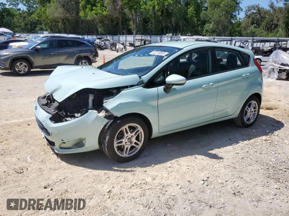 2017 Ford Fiesta SE with VIN 3FADP4EJ0HM126301, listed as a Copart auction lot 52218865 with 80,598 mi miles and Salvage Title. Bid and sale history available at DreamBid. Image 1.