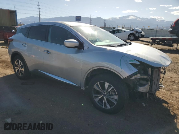 2023 Nissan Murano S with VIN 5N1AZ2AS8PC113446, listed as a Copart auction lot 52422565 with 44,866 mi miles and Salvage title. Bid and sale history available at DreamBid. Image 4.