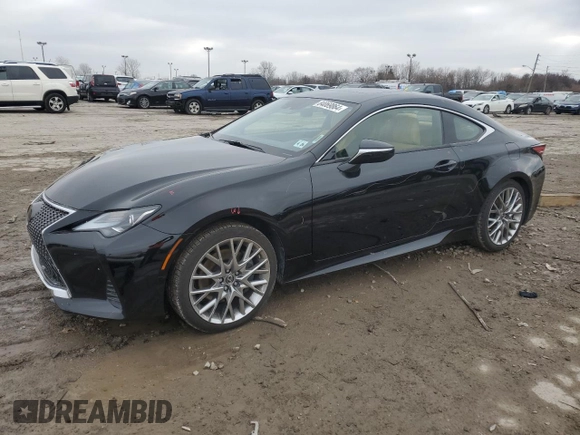 2020 Lexus RC 300 with VIN JTHD85EC0L5006042, listed as a Copart auction lot 84069864 with 55,974 mi miles and Non repairable. Bid and sale history available at DreamBid. Image 1.