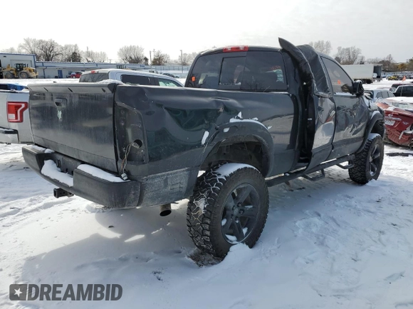 2006 Dodge 1500 SLT with VIN 1D7HU18296J208924, listed as a Copart auction lot 45958055 with 161,227 mi miles and Salvage Title. Bid and sale history available at DreamBid. Image 3.
