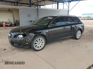 2008 Audi A4 2.0T with VIN WAUKF78E38A168878, listed as a Copart auction lot 57584605 with 124,163 mi miles and Salvage title. Bid and sale history available at DreamBid. Image 1.