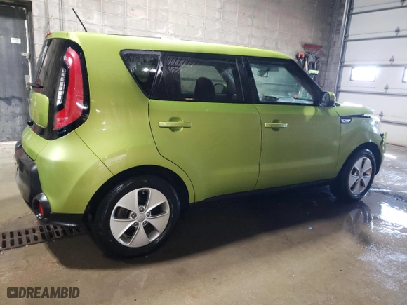 2015 Kia Soul with VIN KNDJN2A22F7764286, listed as a Copart auction lot 50786205 with 33,921 mi miles and Salvage Title. Bid and sale history available at carsss.com. Image 3.