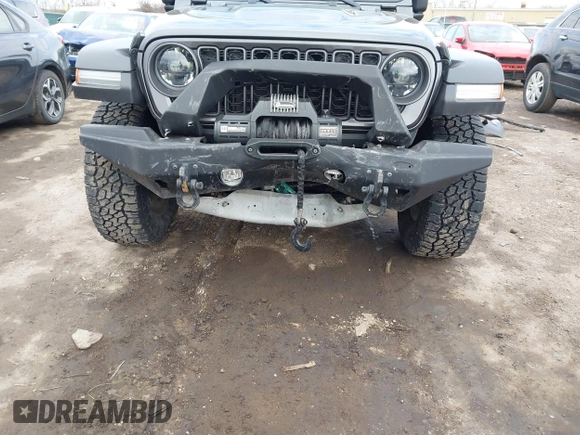 2024 Jeep Gladiator Rubicon z VIN 1C6JJTBG5RL110669, wystawiony jako IAAI lot #41694630 z przebiegiem 1 189 mil mil oraz . Historia ofert i sprzedaży dostępna na DreamBid. Obrazek 6.