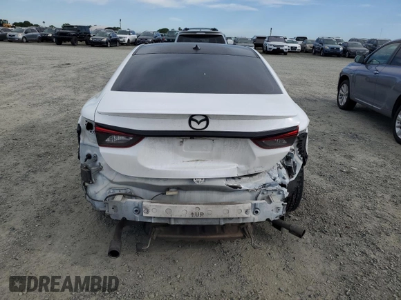 2017 Mazda 6 Grand Touring with VIN JM1GL1W51H1130289, listed as a Copart auction lot 52769205 with 82,155 mi miles and Salvage Title. Bid and sale history available at carsss.com. Image 6.