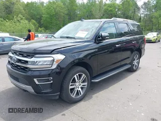 2023 Ford Expedition Limited with VIN 1FMJU2A86PEA15393, listed as a IAAI auction lot 41923133 with 75,285 mi miles. Bid and sale history available at carsss.com. Image 2.