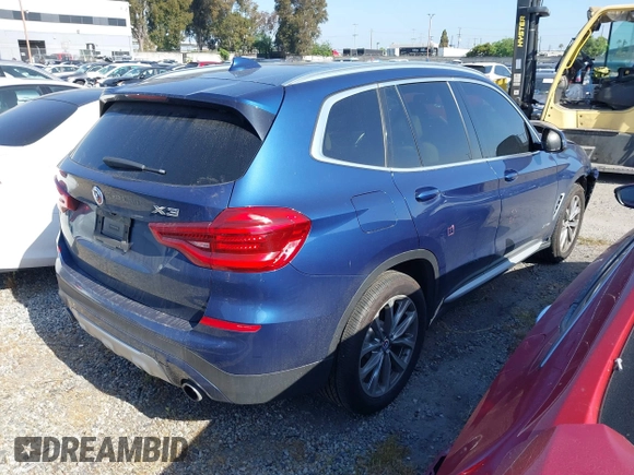 2018 BMW X3 xDrive30i with VIN 5UXTR9C53JLC80951, listed as a IAAI auction lot 41923309 with 98,057 mi miles and . Bid and sale history available at DreamBid. Image 4.