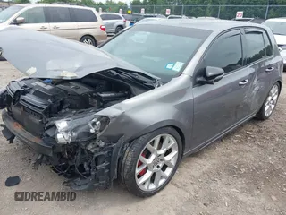 2012 Volkswagen Golf GTI w/Sunroof & Navi PZEV with VIN WVWHD7AJ3CW041442, listed as a IAAI auction lot 42701496 with 138,495 mi miles and . Bid and sale history available at DreamBid. Image 2.
