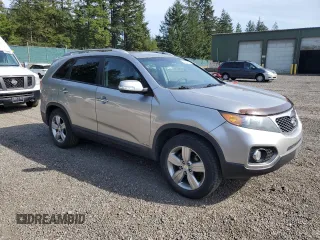 2013 Kia Sorento EX with VIN 5XYKUDA61DG367853, listed as a Copart auction lot 54400345 with 263,522 mi miles and Salvage Title. Bid and sale history available at carsss.com. Image 4.