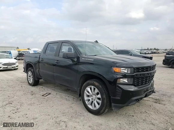 2021 Chevrolet Silverado 1500 Custom with VIN 3GCPWBEK0MG278451, listed as a Copart auction lot 52987165 with 86,101 mi miles and Salvage Title. Bid and sale history available at carsss.com. Image 11.
