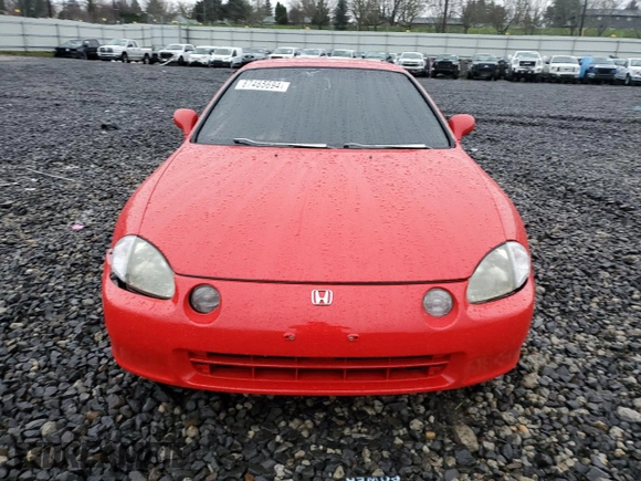 1993 Honda del Sol S with VIN JHMEG1143PS000418, listed as a Copart auction lot 87465694 with 156,826 mi miles and Salvage Title. Bid and sale history available at carsss.com. Image 5.