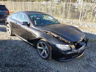 2008 BMW 6 Series 650i with VIN WBAEA53538CV90709, listed as a IAAI auction lot 41678425 with 104,825 mi miles. Bid and sale history available at carsss.com. Image 1.