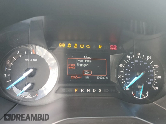 2018 Ford Edge SE with VIN 2FMPK3G93JBC00316, listed as a Copart auction lot 45585175 with 106,982 mi miles and Salvage title. Bid and sale history available at DreamBid. Image 9.