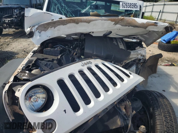 2018 Jeep Wrangler Sport S with VIN 1C4GJWAG3JL923728, listed as a Copart auction lot 62658595 with Not provided miles and Non repairable. Bid and sale history available at DreamBid. Image 11.