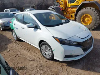2023 Nissan LEAF S with VIN 1N4AZ1BVXPC559580, listed as a IAAI auction lot 41764804 with 6,963 mi miles and . Bid and sale history available at DreamBid. Image 1.