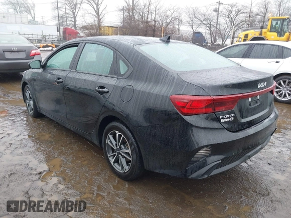 2023 Kia Forte LXS with VIN 3KPF24AD4PE691502, listed as a IAAI auction lot 41570324 with 15,867 mi miles and . Bid and sale history available at DreamBid. Image 3.