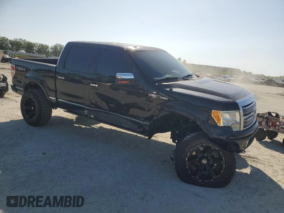 2010 Ford F-150 XL with VIN 1FTFW1EV7AFD74218, listed as a Copart auction lot 61984735 with 173,577 mi miles and Salvage title. Bid and sale history available at DreamBid. Image 4.