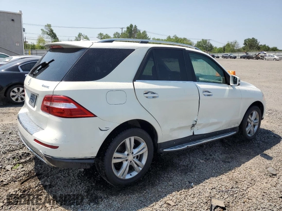 2013 Mercedes-Benz M 350 with VIN 4JGDA5HB1DA235004, listed as a Copart auction lot 59110965 with 91,075 mi miles and Salvage title. Bid and sale history available at DreamBid. Image 3.