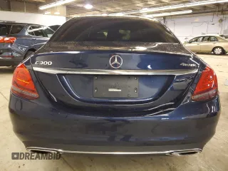 2021 Mercedes-Benz C 300 with VIN W1KWF8EB9MR642810, listed as a Copart auction lot 43569315 with 30,403 mi miles and Salvage title. Bid and sale history available at DreamBid. Image 6.
