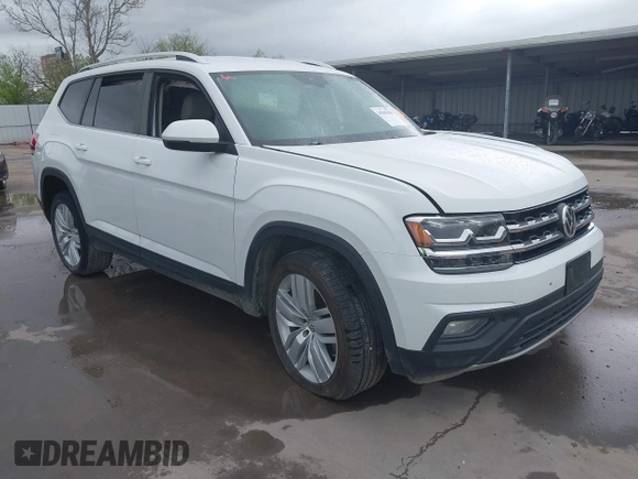 2019 Volkswagen Atlas SE z VIN 1V2WR2CA9KC593891, wystawiony jako IAAI lot #41947078 z przebiegiem 74 525 mil mil oraz . Historia ofert i sprzedaży dostępna na DreamBid. Obrazek 1.