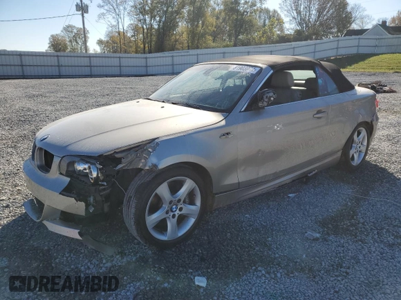 2008 BMW 1 Series 135i with VIN WBAUN93568VK40034, listed as a Copart auction lot 81903054 with 180,935 mi miles and Salvage title. Bid and sale history available at DreamBid. Image 1.