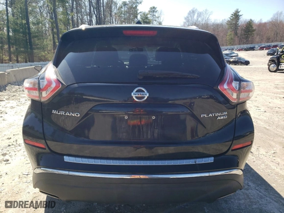 2015 Nissan Murano SL with VIN 5N1AZ2MH3FN235439, listed as a Copart auction lot 52615675 with 128,862 mi miles and Clean Title. Bid and sale history available at carsss.com. Image 6.
