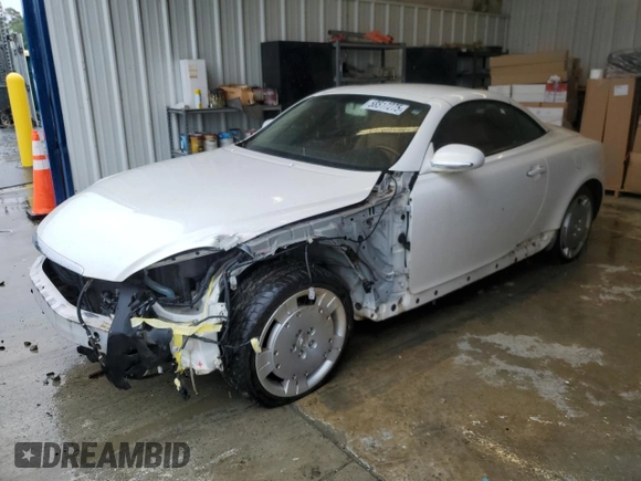 2004 Lexus SC 430 with VIN JTHFN48Y040059843, listed as a Copart auction lot 58517275 with 139,231 mi miles and Salvage title. Bid and sale history available at DreamBid. Image 1.