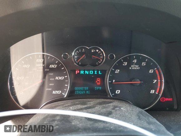 2008 Chevrolet Equinox LS with VIN 2CNDL23F586043462, listed as a Copart auction lot 53664685 with 159,269 mi miles and Salvage Title. Bid and sale history available at carsss.com. Image 9.