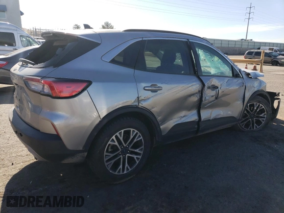 2021 Ford Escape SEL with VIN 1FMCU0H6XMUA57181, listed as a Copart auction lot 49825065 with 80,293 mi miles and Salvage title. Bid and sale history available at DreamBid. Image 3.
