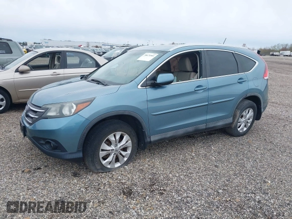 2014 Honda CR-V EX-L with VIN 2HKRM4H73EH682323, listed as a IAAI auction lot 38679501 with 1 mi miles. Bid and sale history available at carsss.com. Image 2.